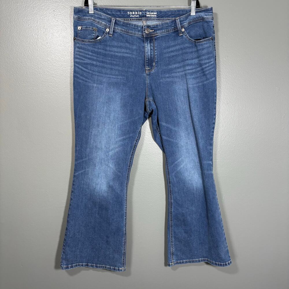 Torrid Luxe Slim Boot Super Stretch Midrise Jeans - Size 20S - Women's Plus Size